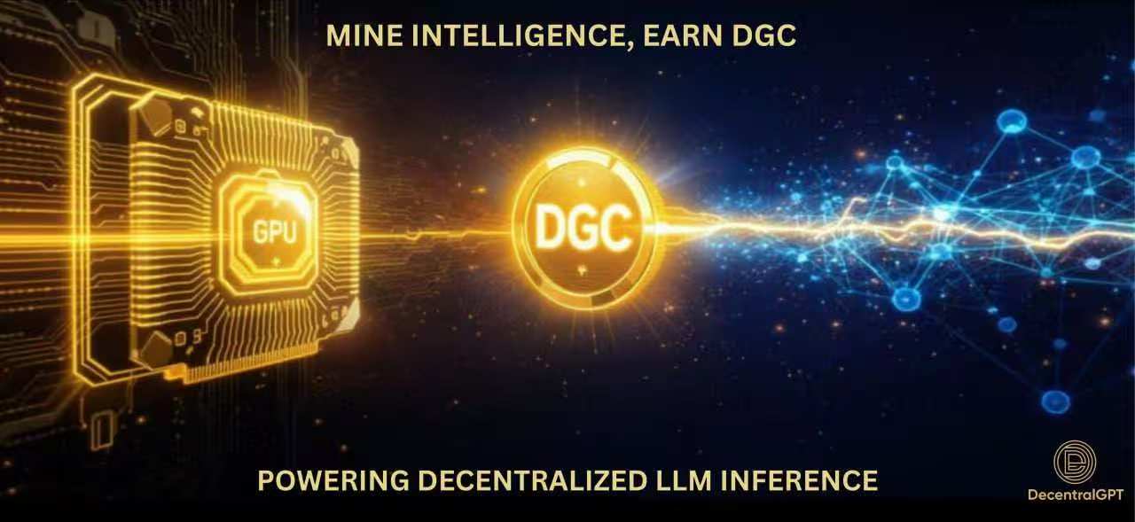 DecentralGPT decentralized GPU mining with nodes and GPUs earning DGC rewards