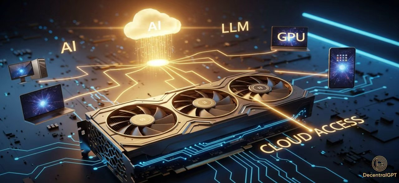 Fenghua 3 GPU with DecentralGPT cloud AI access for affordable large language models